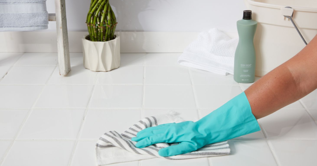 What is the best way to clean tile floors